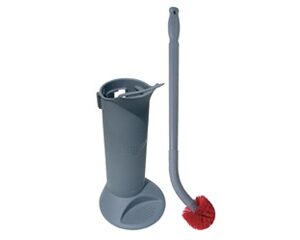 Ergo Toilet Bowl Brush w/Holder Complete w/ 2 heads