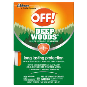 OFF! Deep Woods Insect Repellent Towelette Unscented