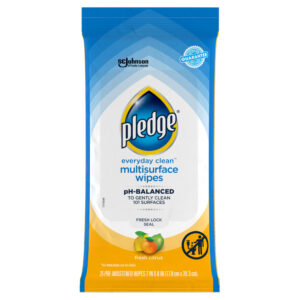 Pledge Multi-Surface Cleaning Wipes Fresh Citrus