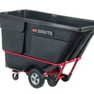 Rotomolded 1250 lb. Tilt Truck Black, 1 Cubic Yard, Standard Duty