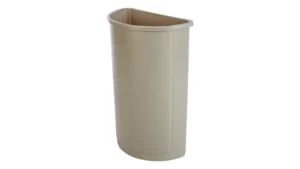 Untouchable Half Round Container Beige, 21 Gallon / 79.5 Liter