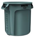 Brute Vented Container Gray 10 Gallon / 37.9 Liter