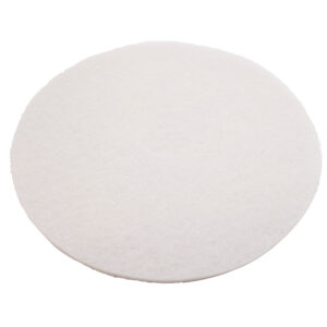 Round Polishing Pad White 12"