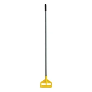 Invader Side Gate Wet Mop Handle Fiberglass/Yellow Plastic Head, 54"