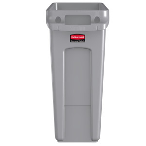 Slim Jim Vented Container Gray 16 Gallon / 60.6 Liter