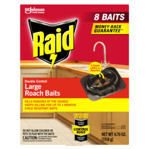 Raid Double Control Roach Baits Large