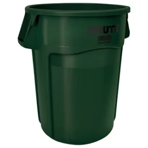 Brute Vented Container Dark Green, 44 Gallon / 166.6 Liter