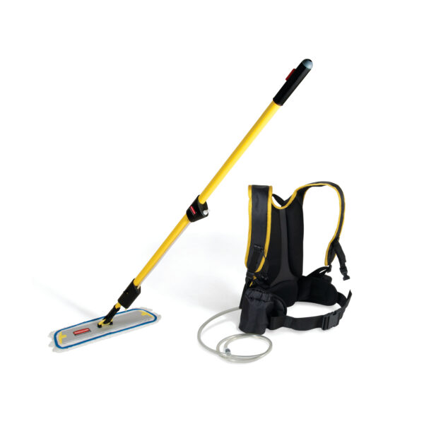 FLOW Microfiber Flat Mop Finish Kit Yellow