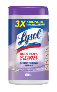 Lysol Disinfecting Wipes 80 Count, Early Morning Breeze