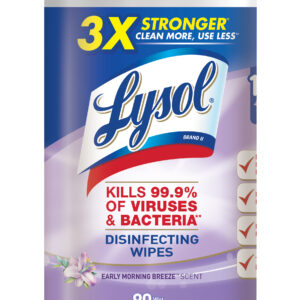 Lysol Disinfecting Wipes 80 Count, Early Morning Breeze