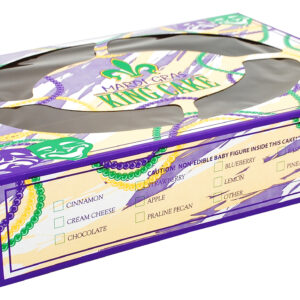 10" X 10" X 5.5" Bakery Box Kraft, Non-Window, Lock-Corner