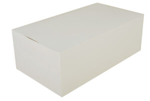 9" X 4" X 3.5" Bakery Box White Paperboard w/ Window