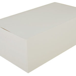 9" X 4" X 3.5" Bakery Box White Paperboard w/ Window