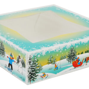 9" X 5" X 4" Bakery Box Kraft, Non-Window, Lock-Corner