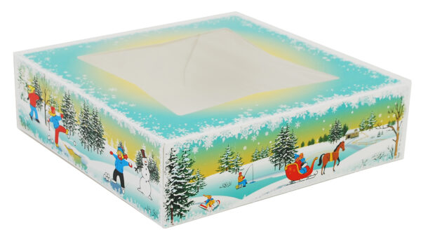 9" X 5" X 4" Bakery Box Kraft, Non-Window, Lock-Corner