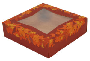 19" X 14" X 4" Bakery Box w/ Window Kraft, Paperboard, Lock-Corner
