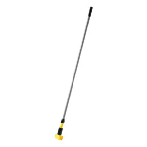 Gripper Clamp Style Wet Mop Handle Gray Fiberglass / Yellow Head, 60"