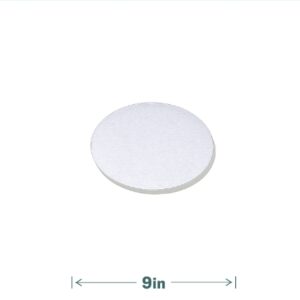 9" Single Wall Cake & Pizza Circle Mottled White, Uncoated
