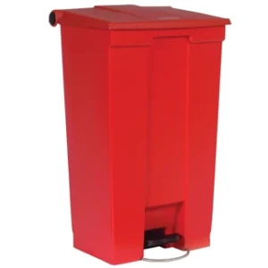 Step-On Container Red, 23 Gallon / 87.1 Liter