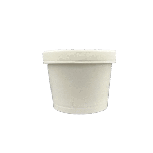White Paper Soup Cup & Paper Lid 8 oz.