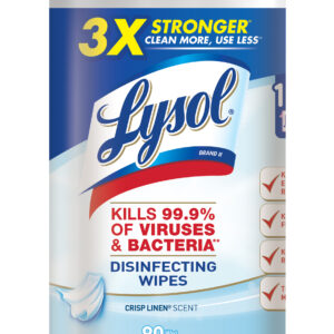 Lysol Disinfecting Wipes 80 Count, Crisp Linen