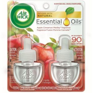 Air Wick Scented Oil Refill (2 X 0.67 oz) Apple Cinnamon Medley