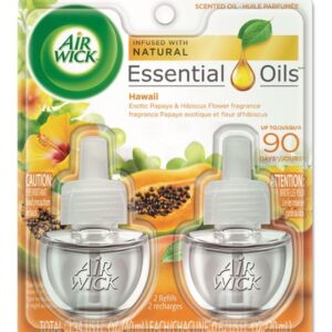 Air Wick Scented Oil Refill (2 X 0.67 oz.) Hawaii Exotic Flower