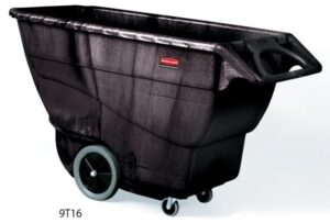 Structural Foam Tilt Truck Black, 1 Cubic Yard, Heavy Duty