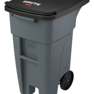 Brute Rollout Waste Container Gray, 32 Gallon / 121.1 Liter