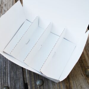 4-Cell Divider Insert White 7.6" X 5.38" X 1.88"