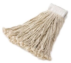 Value Pro Rayon Wet Mop White 24 oz. 1" Headband
