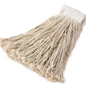 Value Pro Rayon Wet Mop White 24 oz. 1" Headband