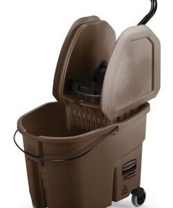 WaveBrake Down-Press Combo Brown 35 Quart Bucket & Wringer