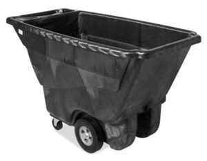 Structural Foam 850 lb. Tilt Truck Black, .5 Cubic Yard, Standard Duty