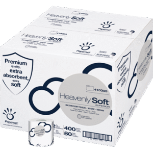 Heavenly Soft Superior Bath Tissue White 2-Ply 400 Sheets 4.1" x 3.5"