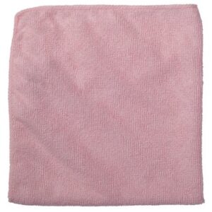 Microfiber Light Duty Cloth Red, 16" X 16"