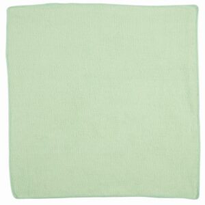Microfiber Light Duty Cloth Green, 16" X 16"