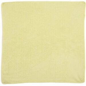 Microfiber Light Duty Cloth Yellow, 16" X 16"