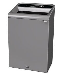 Configure Landfill Container Gray, 33 Gallon, 1 Stream