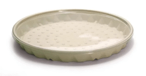 TreeSaver Deep Pizza Box Flat Lid Clear, 14", Recycled PET
