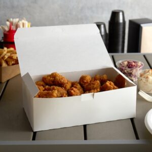 Tuck Top Chicken Take-Out Box White, 9" X 5" X 3"