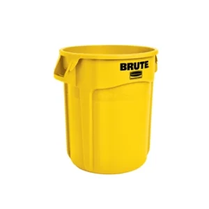 Brute Vented Container Yellow, 10 Gallon