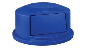 Brute Dome Top Container Lid Blue, 44 Gallon