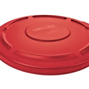 Brute Container Lid Red, 55 Gallon