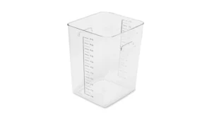Square Storage Container Clear, 22 Quart