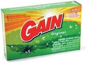 Gain Coin Vend Laundry Detergent Single Use Powder, Original Scent