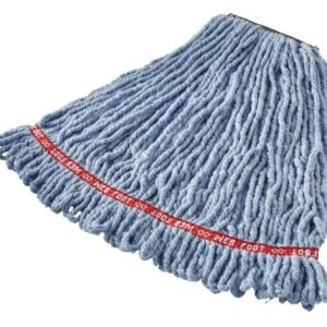 Web Foot Blend Shrinkless Wet Mop Blue, 20 oz., 1" Headband