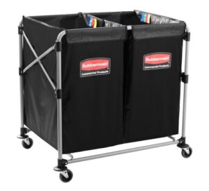 Collapsible X Cart Black, 8 Bushels, Multi-Stream