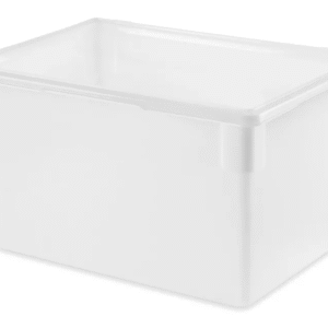 Food Storage Tote Box Clear  21.5 Gallon  26" X 18" X 15"