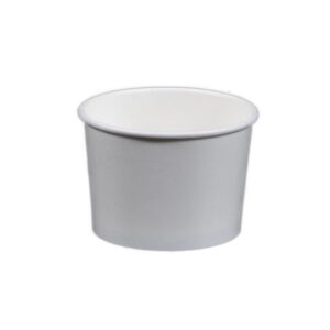 Hot / Cold Food Container White, 16 oz Short